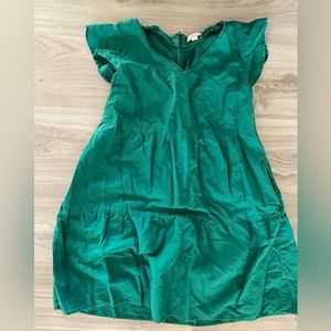 V-Neck Dress with Pockets